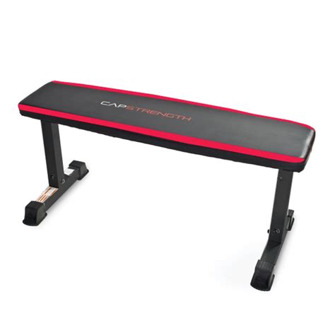 This bench is crafted with heavy-duty steel tubing and offers incline, decline and flat backrest positions and a leg lift to suit a variety of exercises. . Capstrength bench